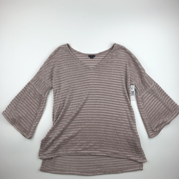 new directions Tops - New Direction Women Longsleeve Top Size M Peach SC